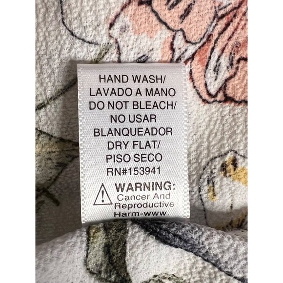 Misia Curvy Floral Peasant Blouse 2X  Peasant Ruffle Sleeves Women's Plus Size - Picture 12 of 15